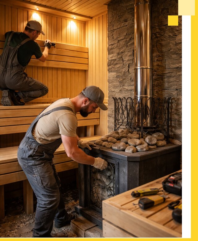 Комплексный дизайн бань, саун и зон отдыха в Реутове