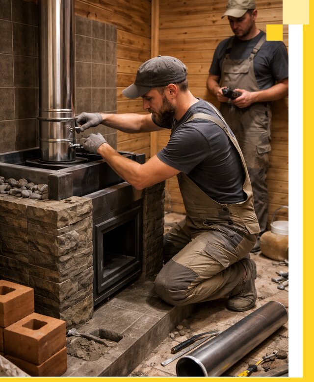 Изготовление и установка банных печей под ключ в Реутове