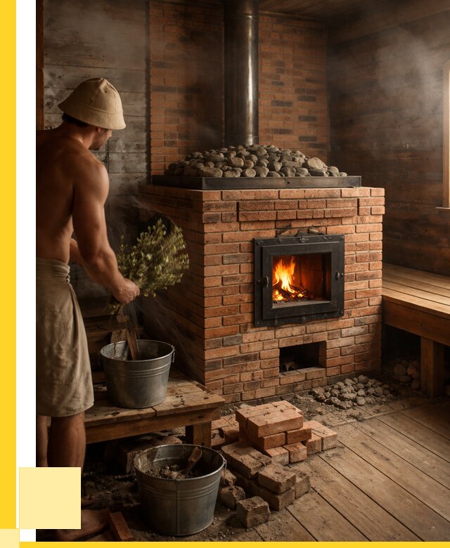 Кирпичные банные печи в Реутове от 93663 р. | ЭриданРтв