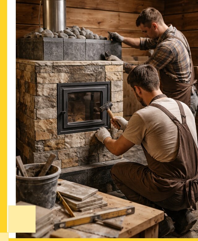 Облицовка банной печи в Реутове от 15611 р. | ЭриданРтв