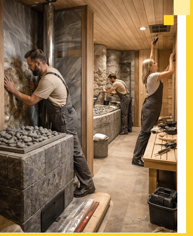 Строительство бань и SPA процедур в Реутове под ключ и отделкой