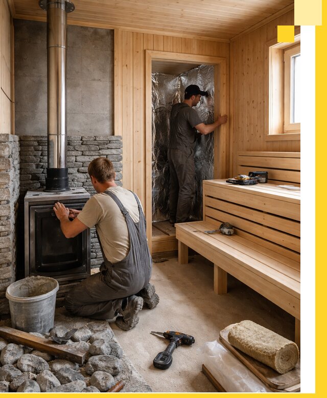 Строительство и изготовление бань под ключ в Реутове