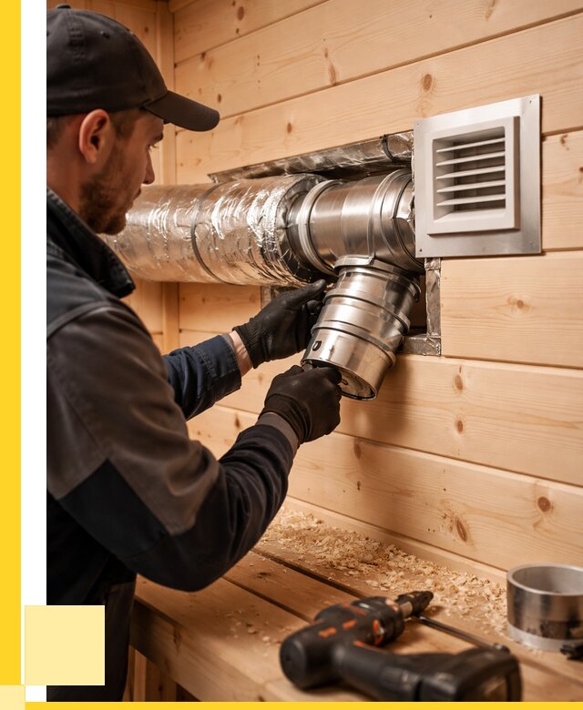 Монтаж вентиляции бани в Реутове от 12488 р. | ЭриданРтв