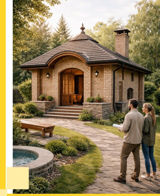 Проект кирпичной бани в Реутове от 31221 р. | ЭриданРтв