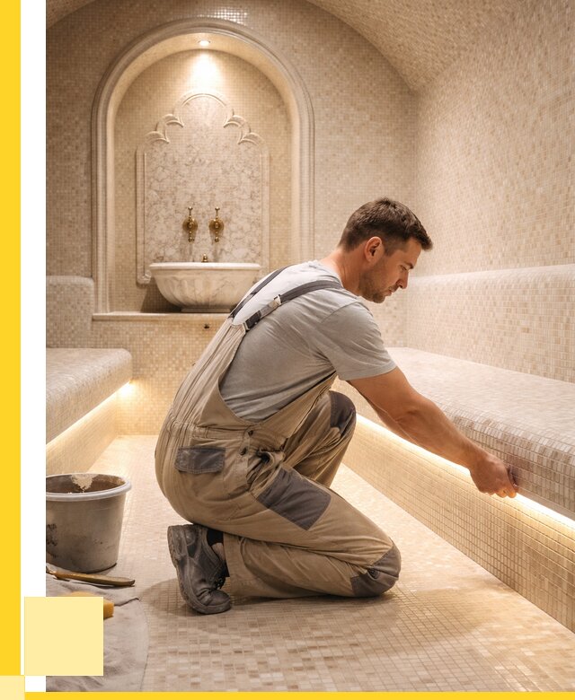 Отделка хамамов под ключ в Реутове от 5724 р. | ЭриданРтв